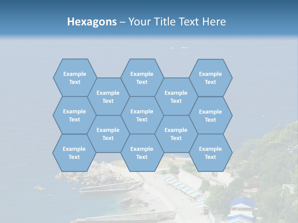 Stones Expanse Azure PowerPoint Template