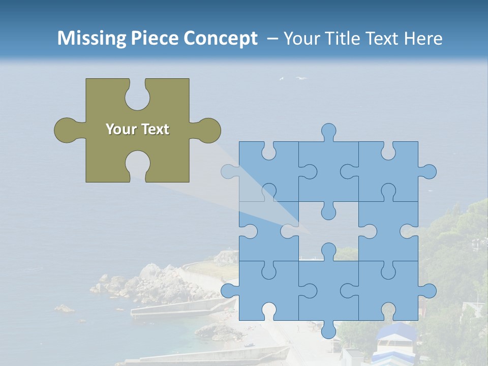 Stones Expanse Azure PowerPoint Template