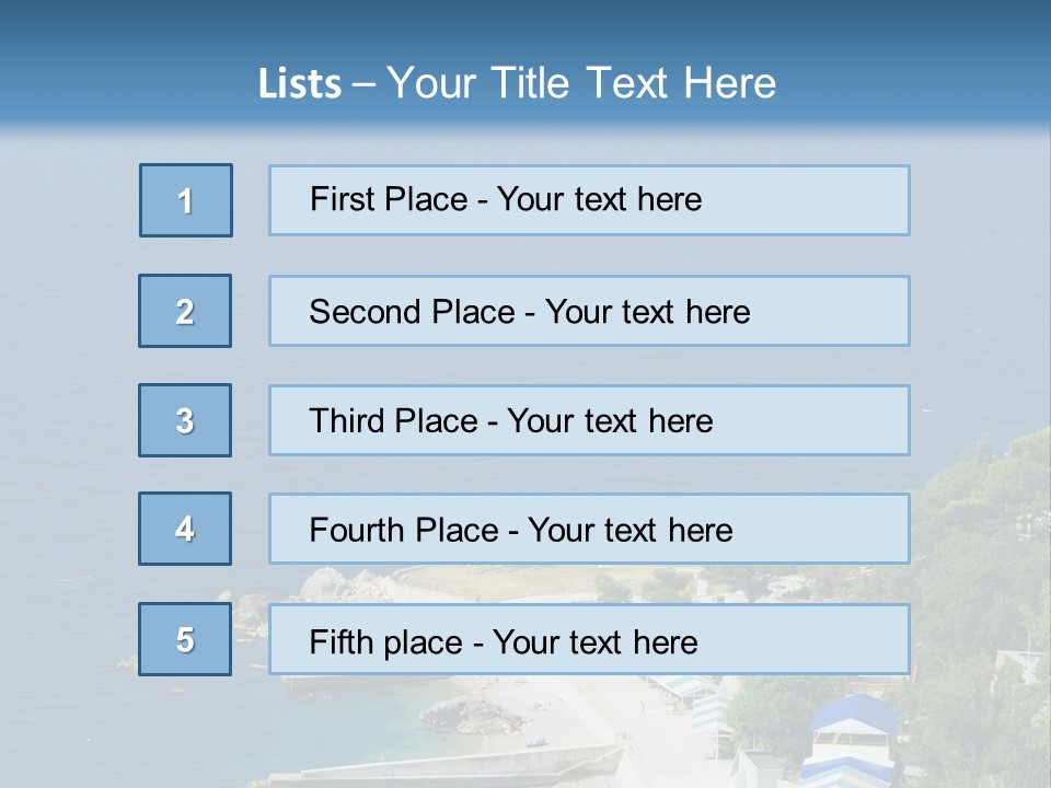 Stones Expanse Azure PowerPoint Template