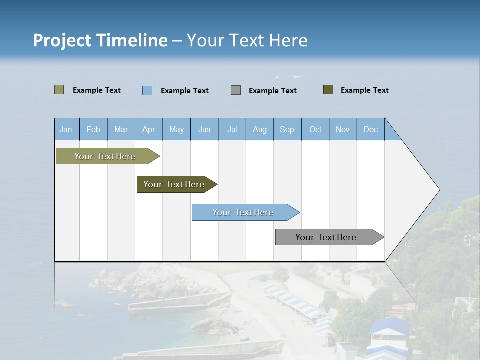 Stones Expanse Azure PowerPoint Template