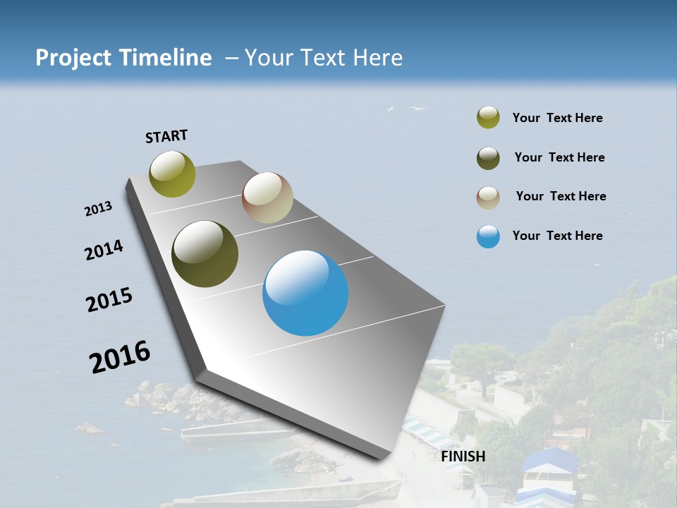 Stones Expanse Azure PowerPoint Template