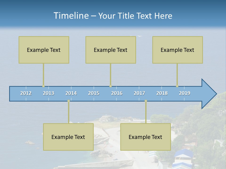 Stones Expanse Azure PowerPoint Template