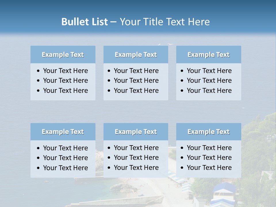 Stones Expanse Azure PowerPoint Template