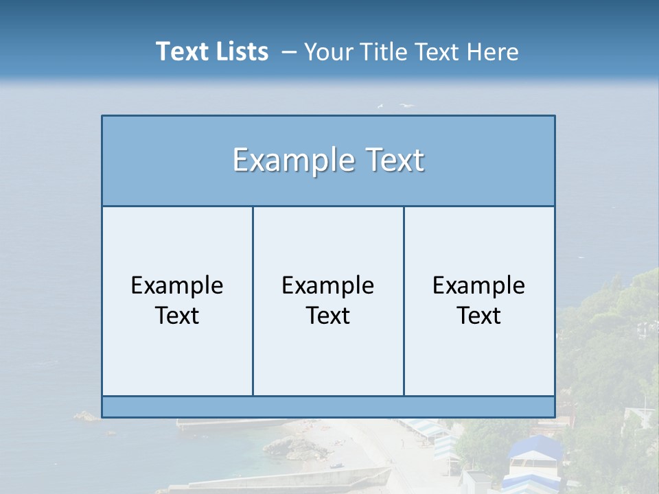 Stones Expanse Azure PowerPoint Template