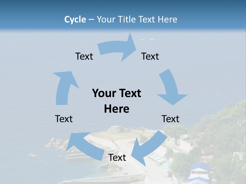 Stones Expanse Azure PowerPoint Template
