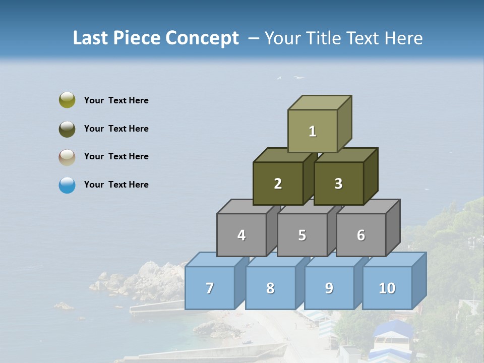Stones Expanse Azure PowerPoint Template