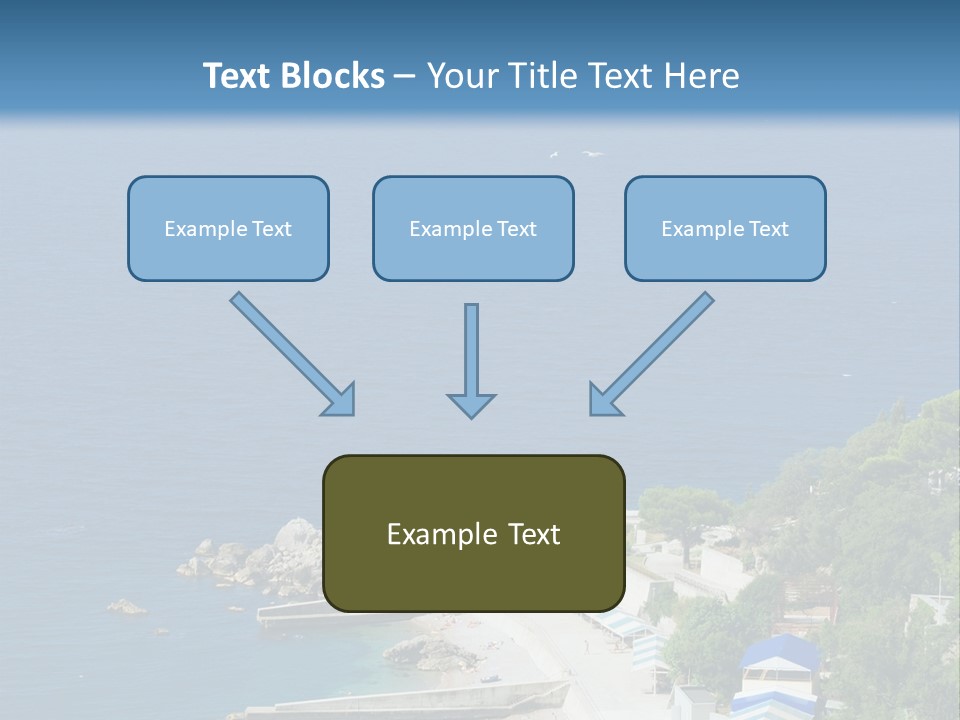 Stones Expanse Azure PowerPoint Template