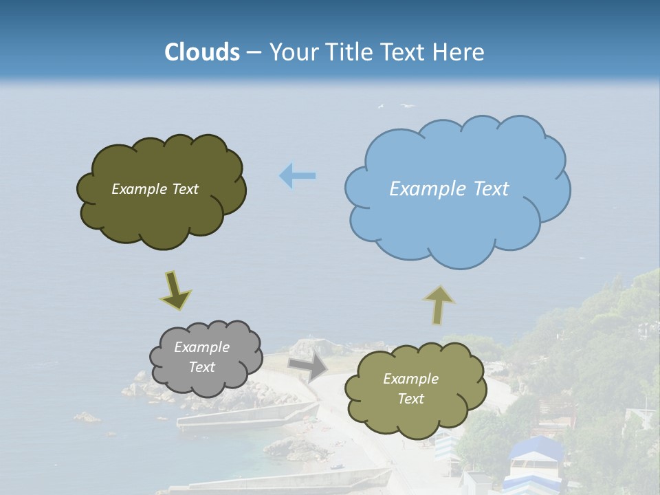Stones Expanse Azure PowerPoint Template