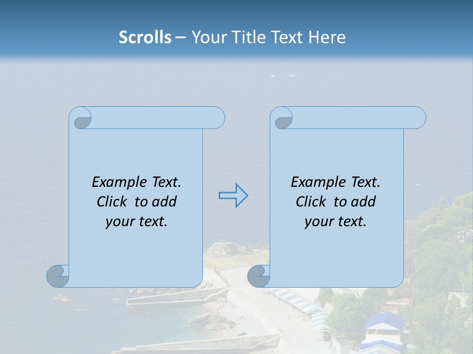 Stones Expanse Azure PowerPoint Template