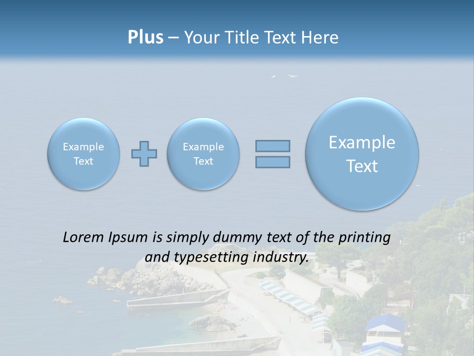 Stones Expanse Azure PowerPoint Template