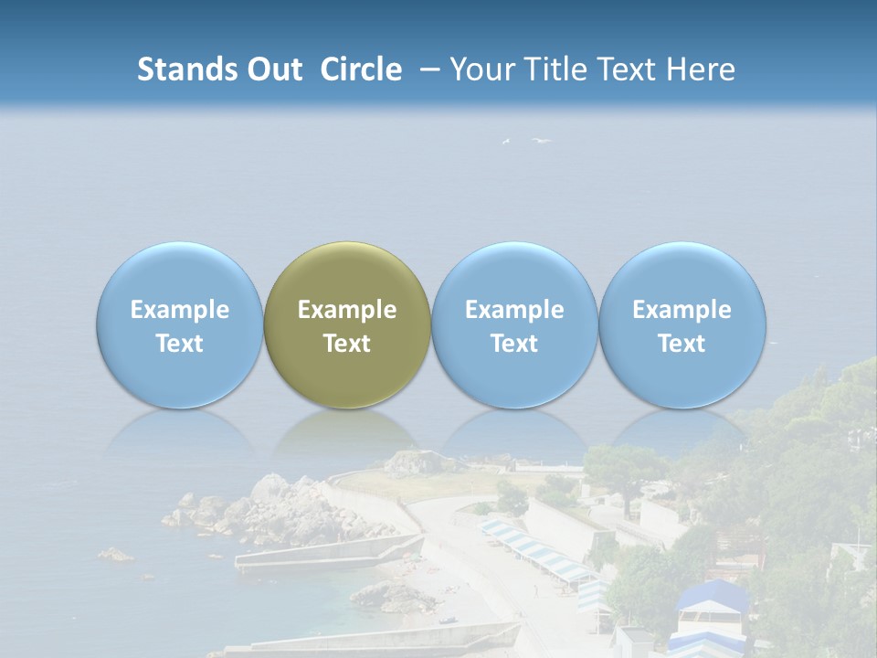 Stones Expanse Azure PowerPoint Template