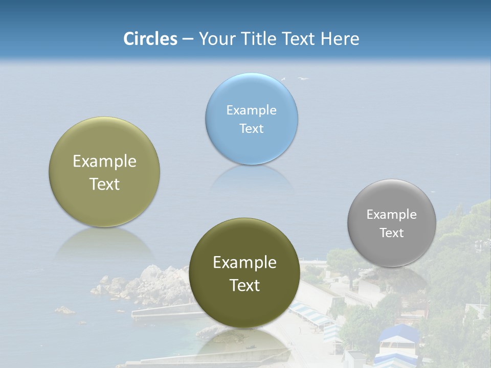 Stones Expanse Azure PowerPoint Template