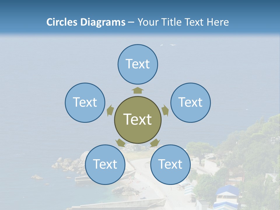 Stones Expanse Azure PowerPoint Template