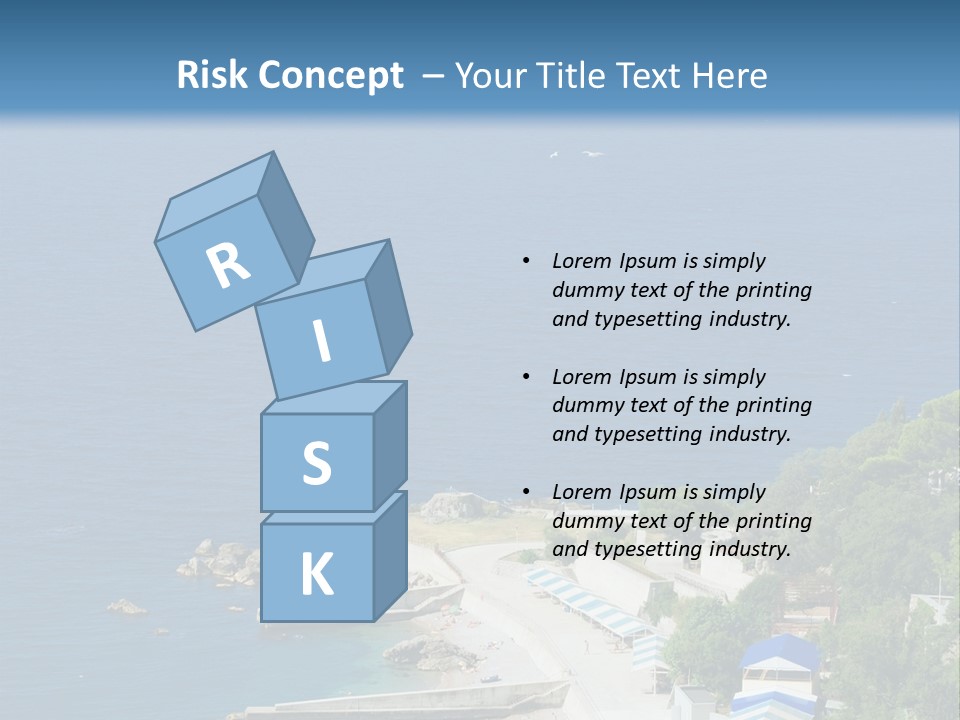 Stones Expanse Azure PowerPoint Template