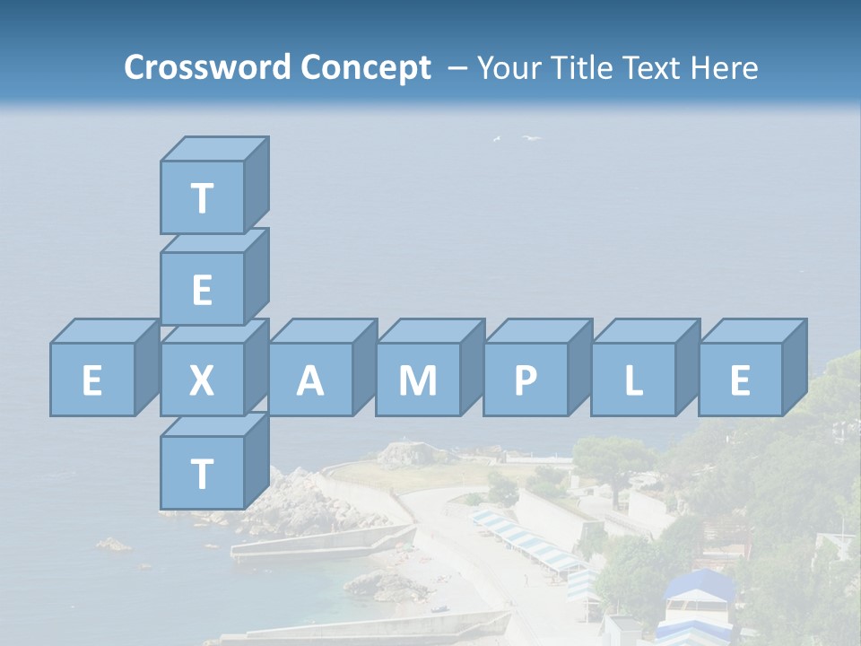 Stones Expanse Azure PowerPoint Template