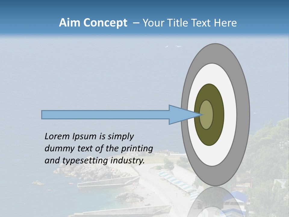 Stones Expanse Azure PowerPoint Template