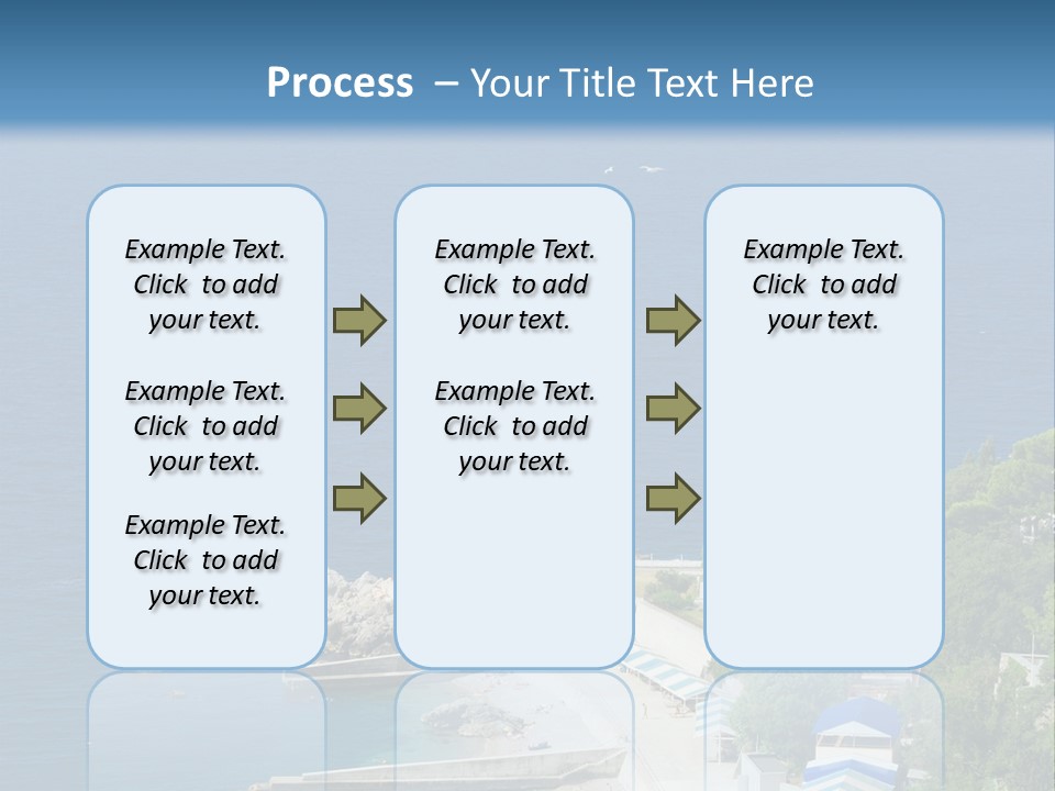 Stones Expanse Azure PowerPoint Template