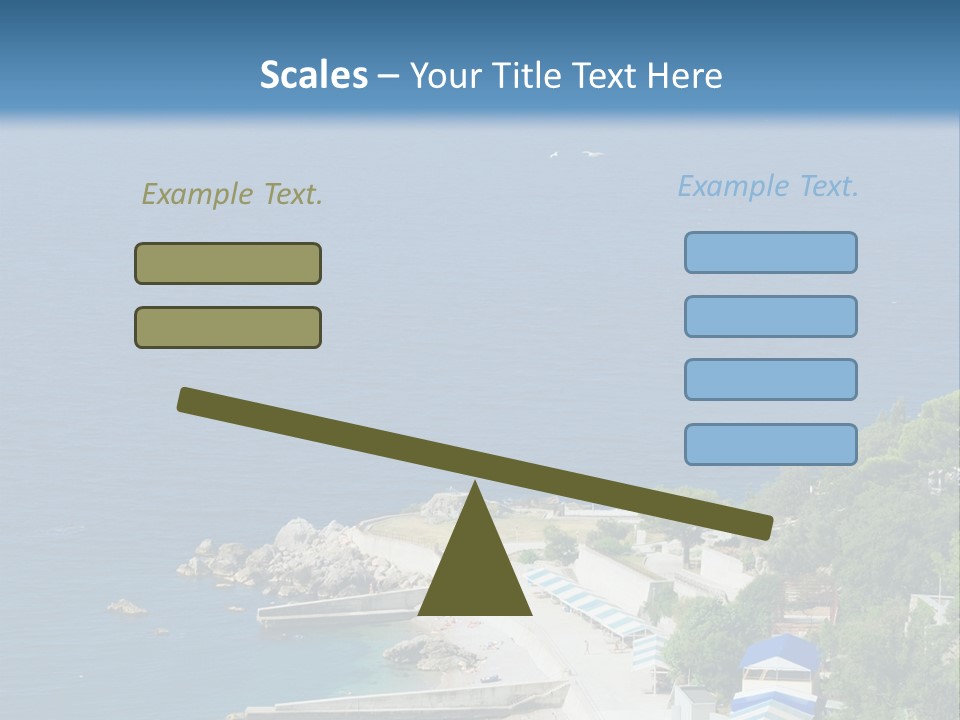 Stones Expanse Azure PowerPoint Template