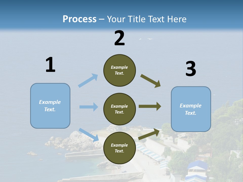 Stones Expanse Azure PowerPoint Template
