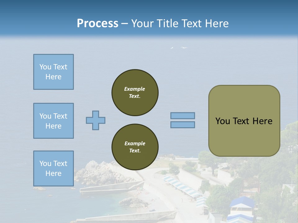 Stones Expanse Azure PowerPoint Template