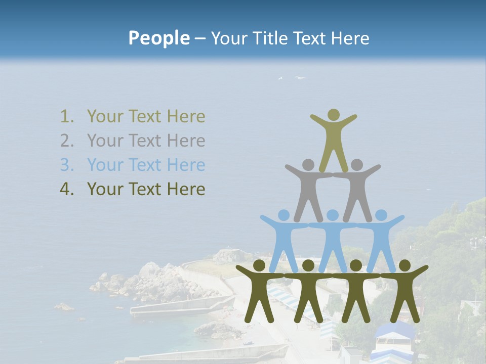 Stones Expanse Azure PowerPoint Template