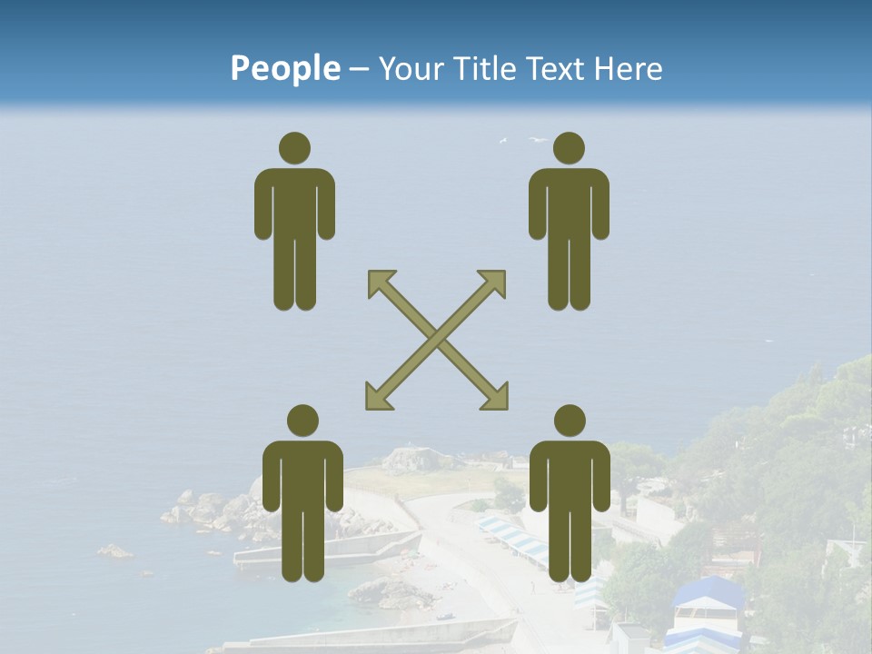 Stones Expanse Azure PowerPoint Template