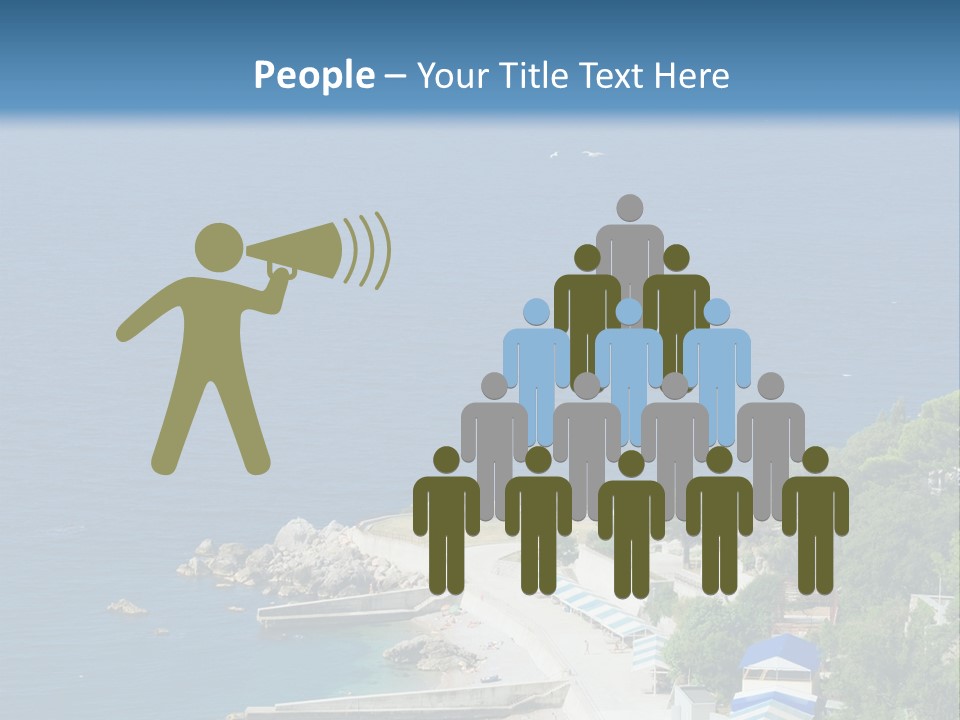 Stones Expanse Azure PowerPoint Template