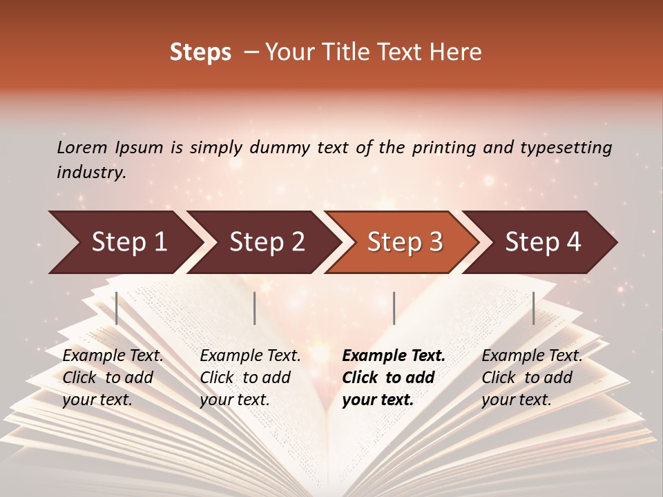 Dream Reading Open PowerPoint Template