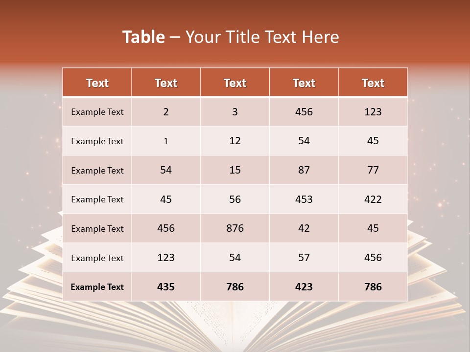 Dream Reading Open PowerPoint Template