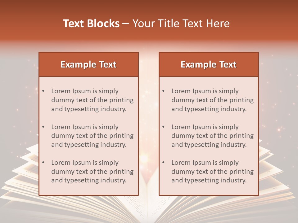 Dream Reading Open PowerPoint Template