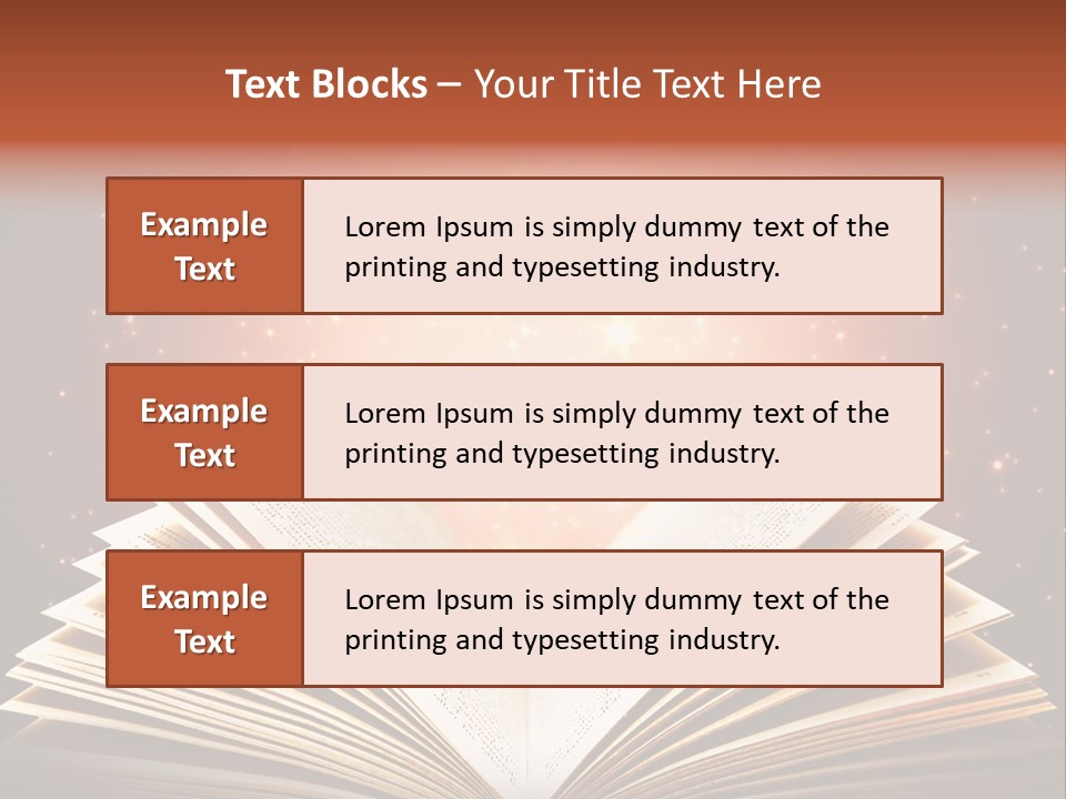 Dream Reading Open PowerPoint Template