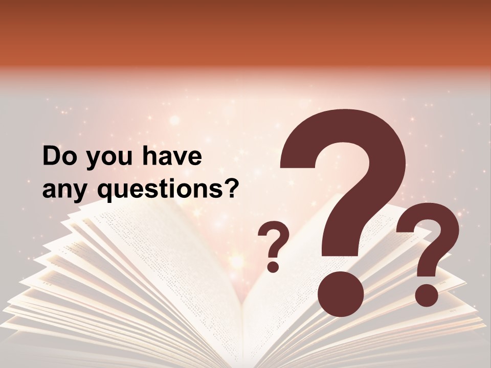 Dream Reading Open PowerPoint Template