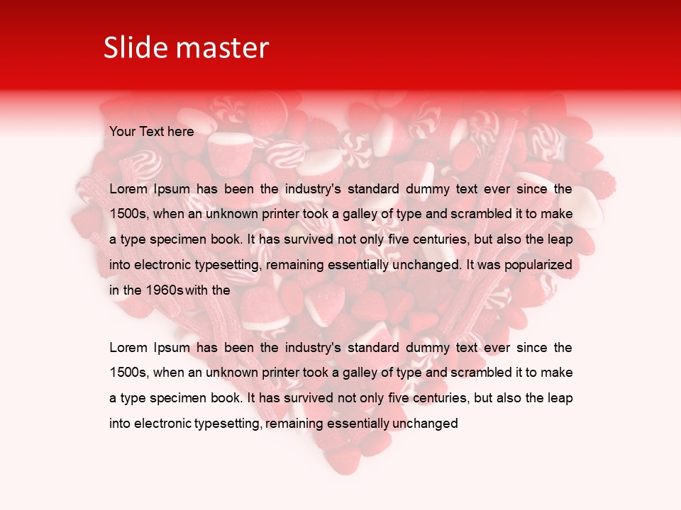 Valentin Valentine Delicious PowerPoint Template