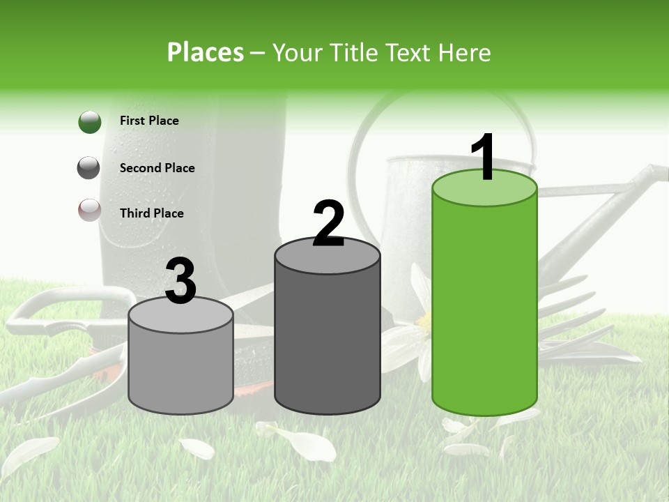 Springtime Garden Foliage PowerPoint Template