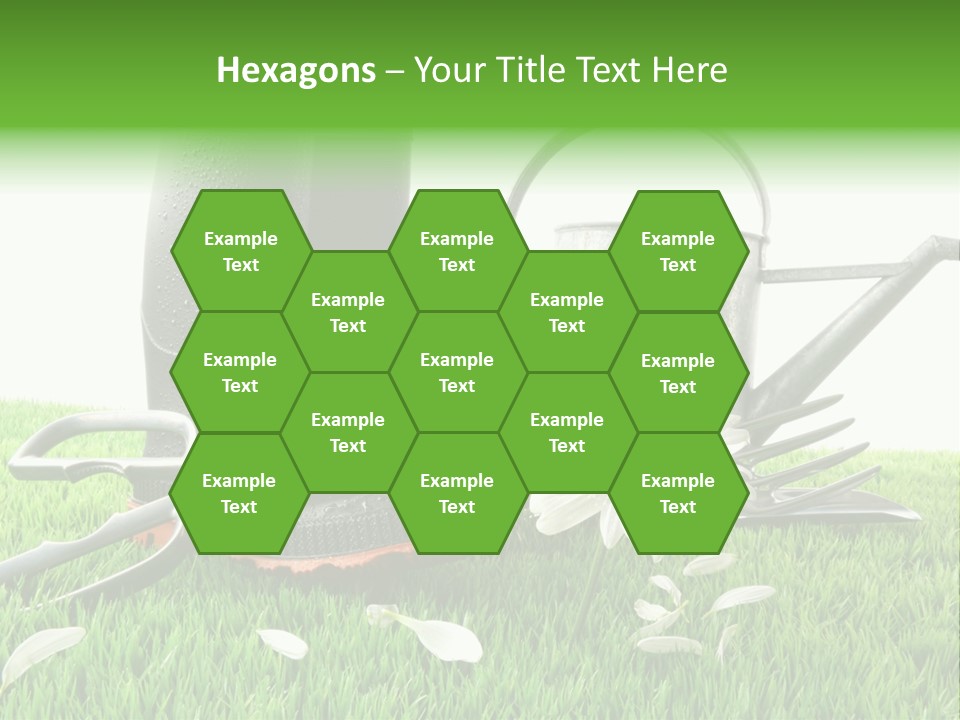 Springtime Garden Foliage PowerPoint Template