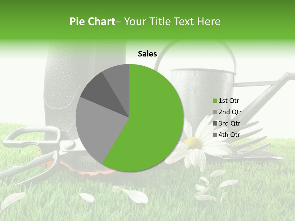 Springtime Garden Foliage PowerPoint Template