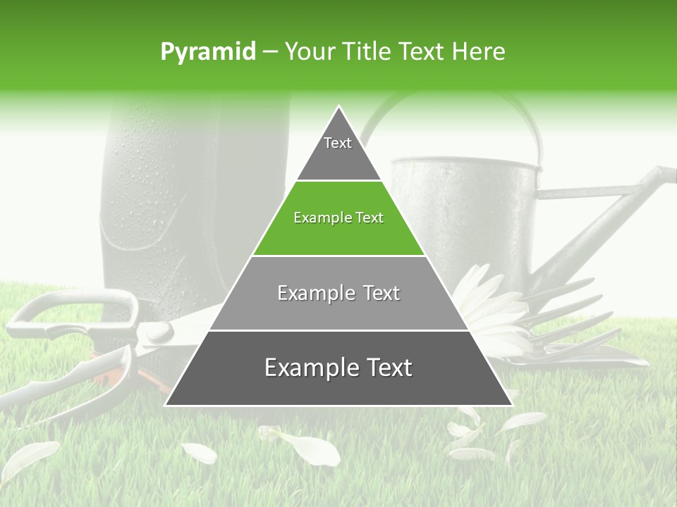 Springtime Garden Foliage PowerPoint Template