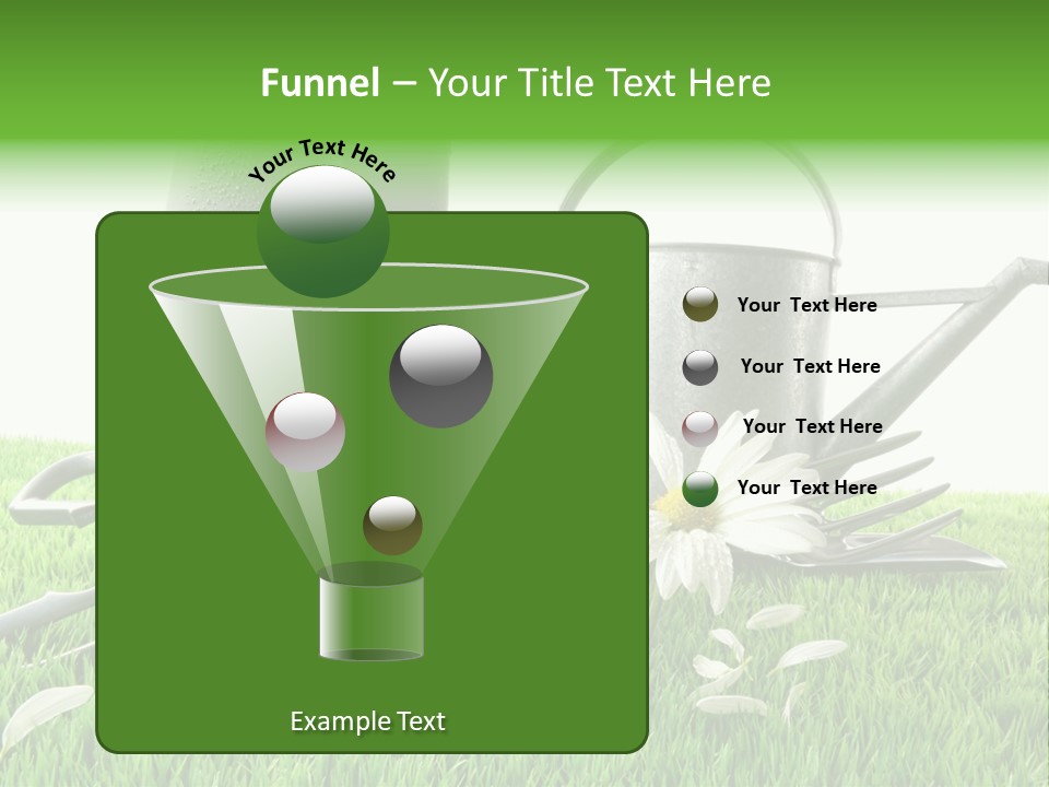 Springtime Garden Foliage PowerPoint Template