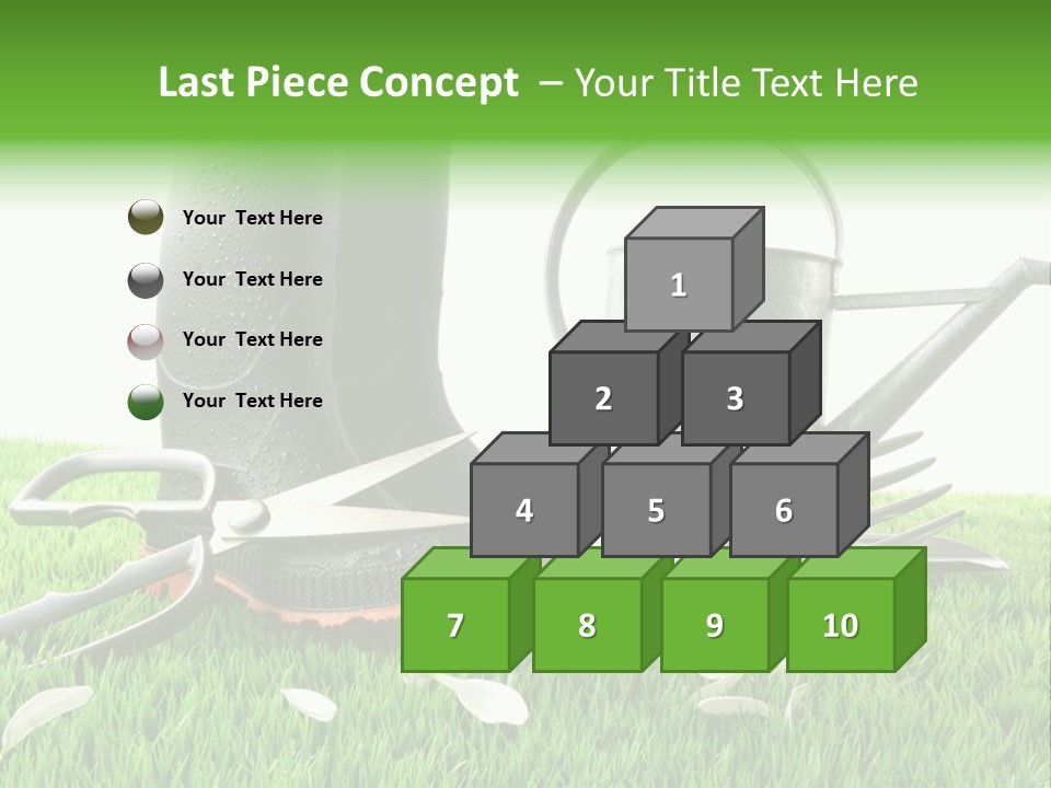 Springtime Garden Foliage PowerPoint Template