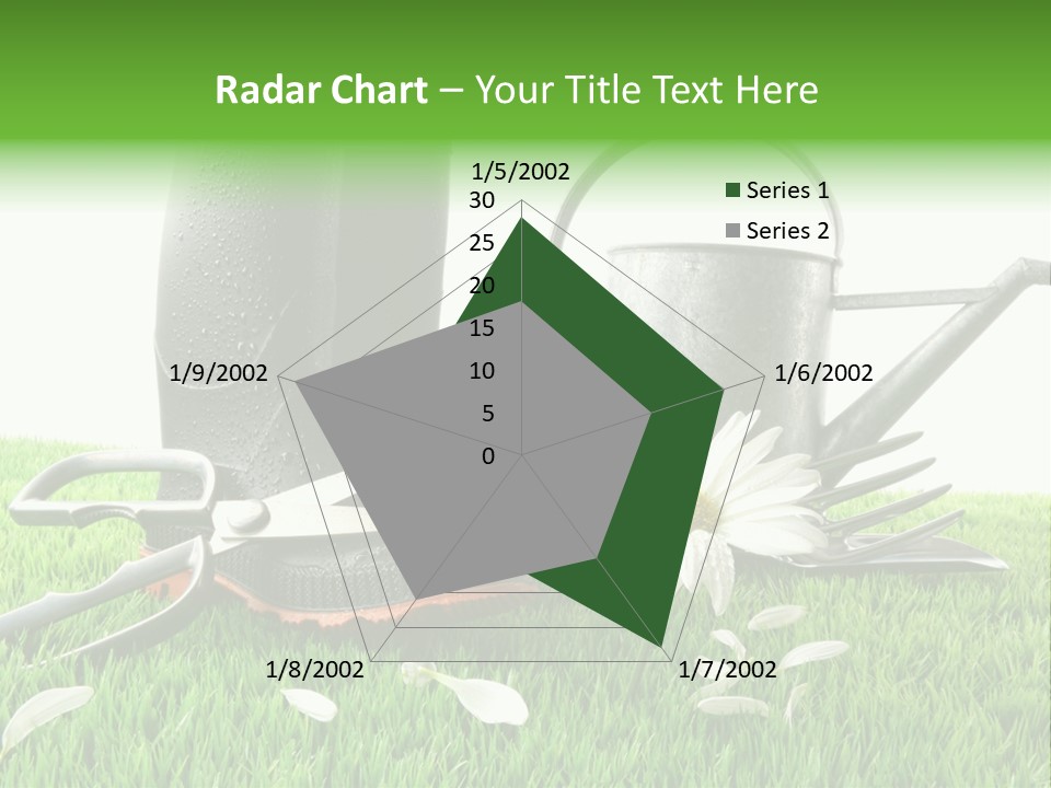 Springtime Garden Foliage PowerPoint Template