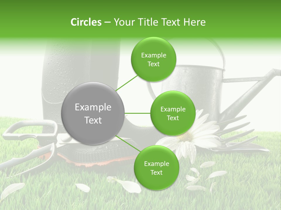 Springtime Garden Foliage PowerPoint Template