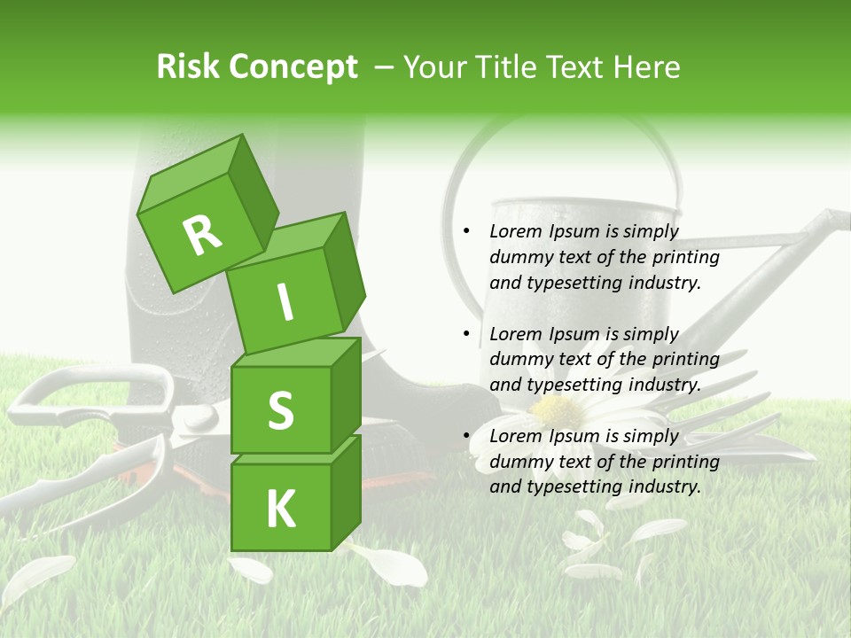 Springtime Garden Foliage PowerPoint Template