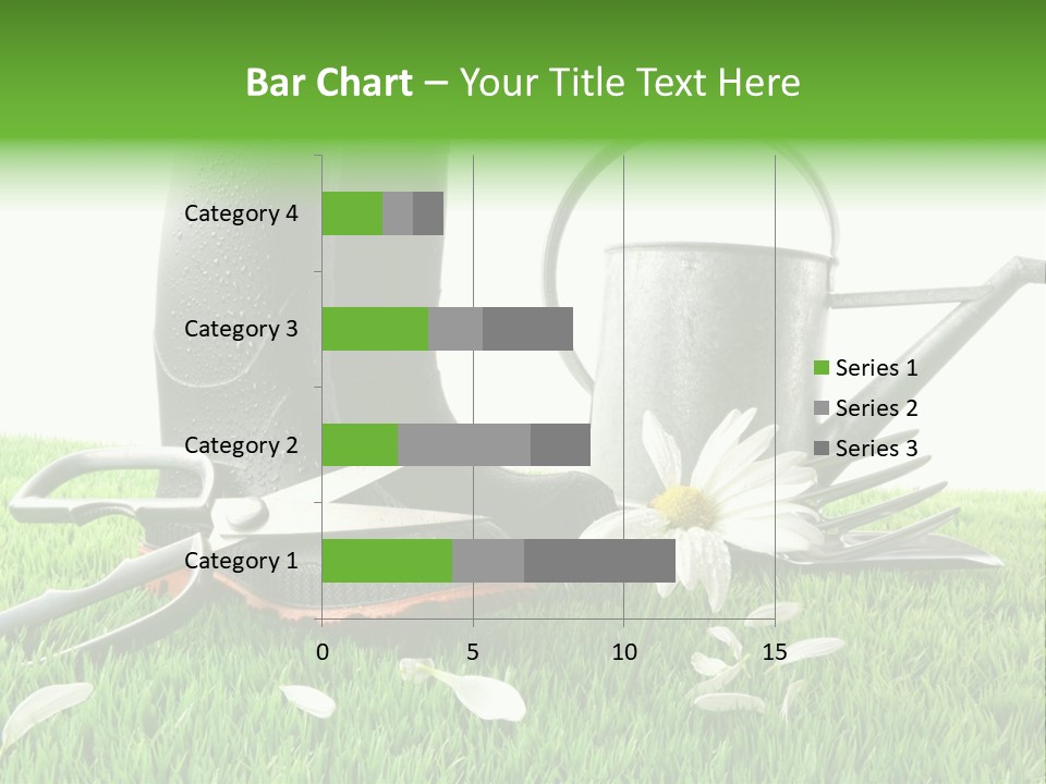 Springtime Garden Foliage PowerPoint Template