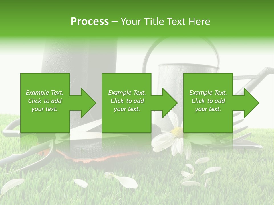 Springtime Garden Foliage PowerPoint Template