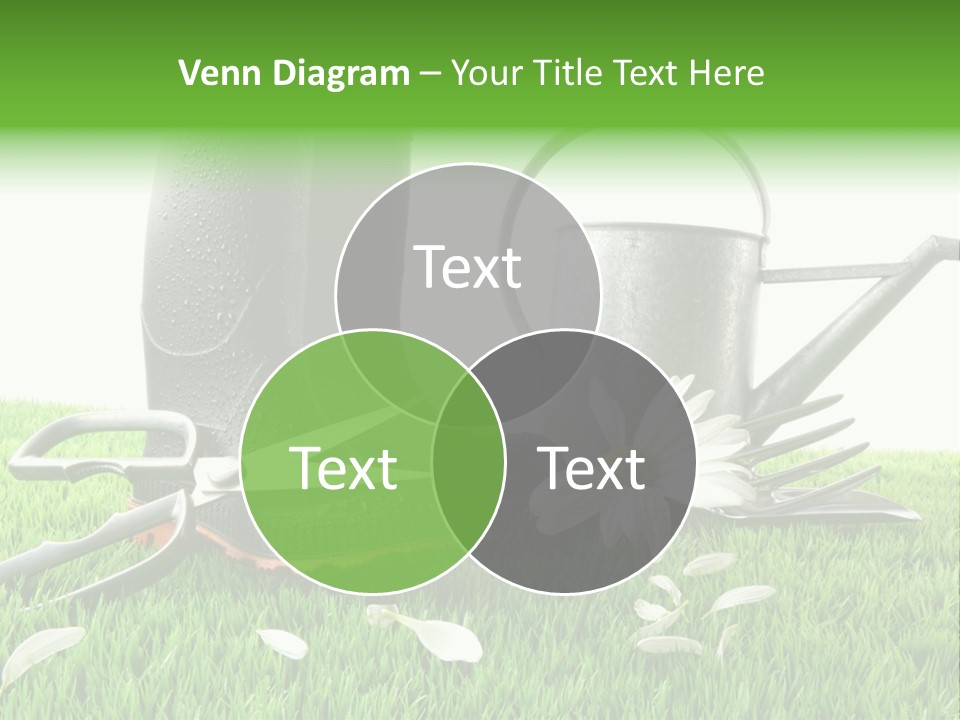 Springtime Garden Foliage PowerPoint Template