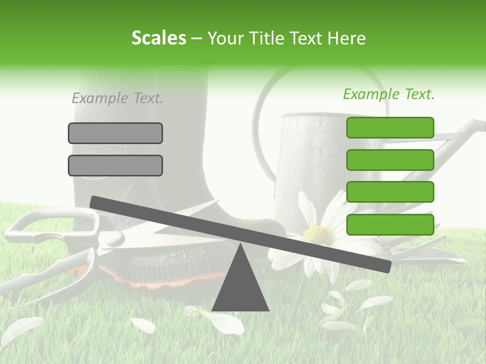 Springtime Garden Foliage PowerPoint Template