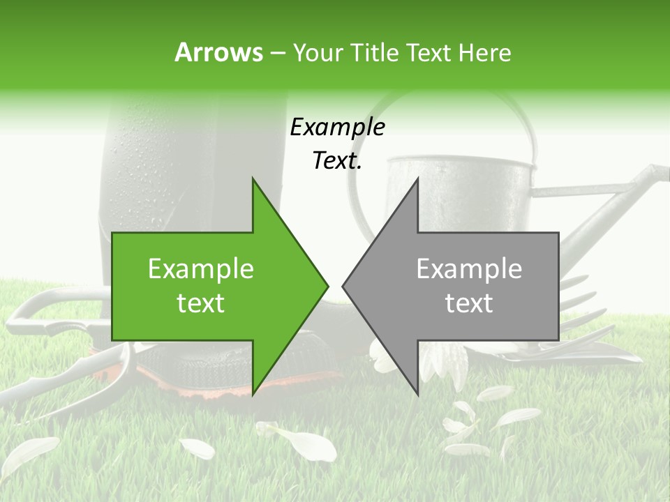 Springtime Garden Foliage PowerPoint Template