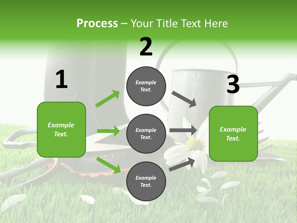 Springtime Garden Foliage PowerPoint Template