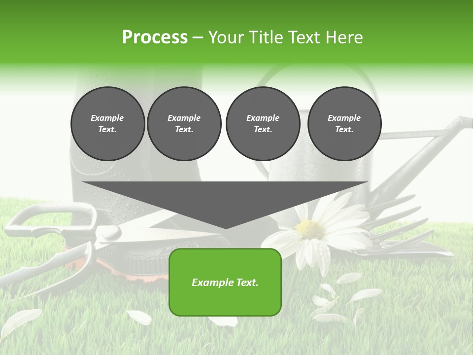 Springtime Garden Foliage PowerPoint Template