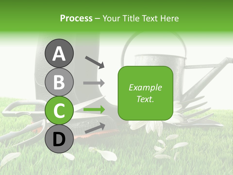 Springtime Garden Foliage PowerPoint Template